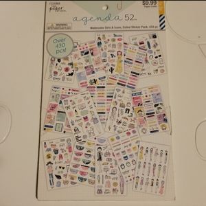 The Paper Studio - Agenda 52 - Watercolor Girls & Icons (foiled)